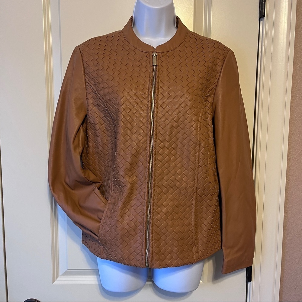 Colleen Lopez, Vegan Leather Jacket View 6